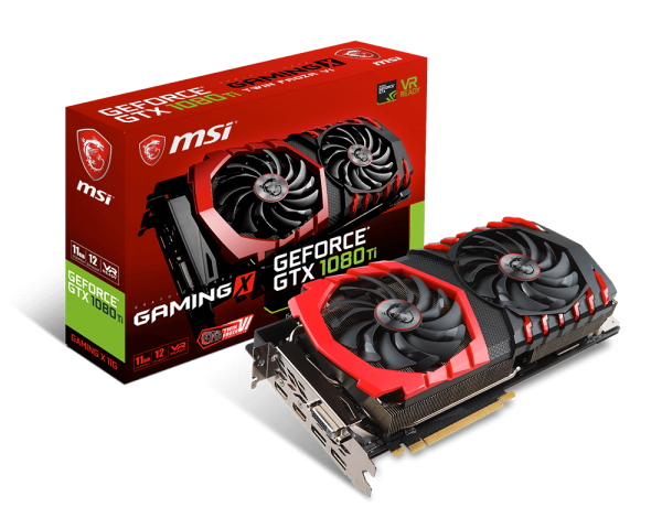 MSI GEFORCE GTX 1080 Ti Gaming X Graphics Card 11GB Of GDDR5X VRAM/Deffect